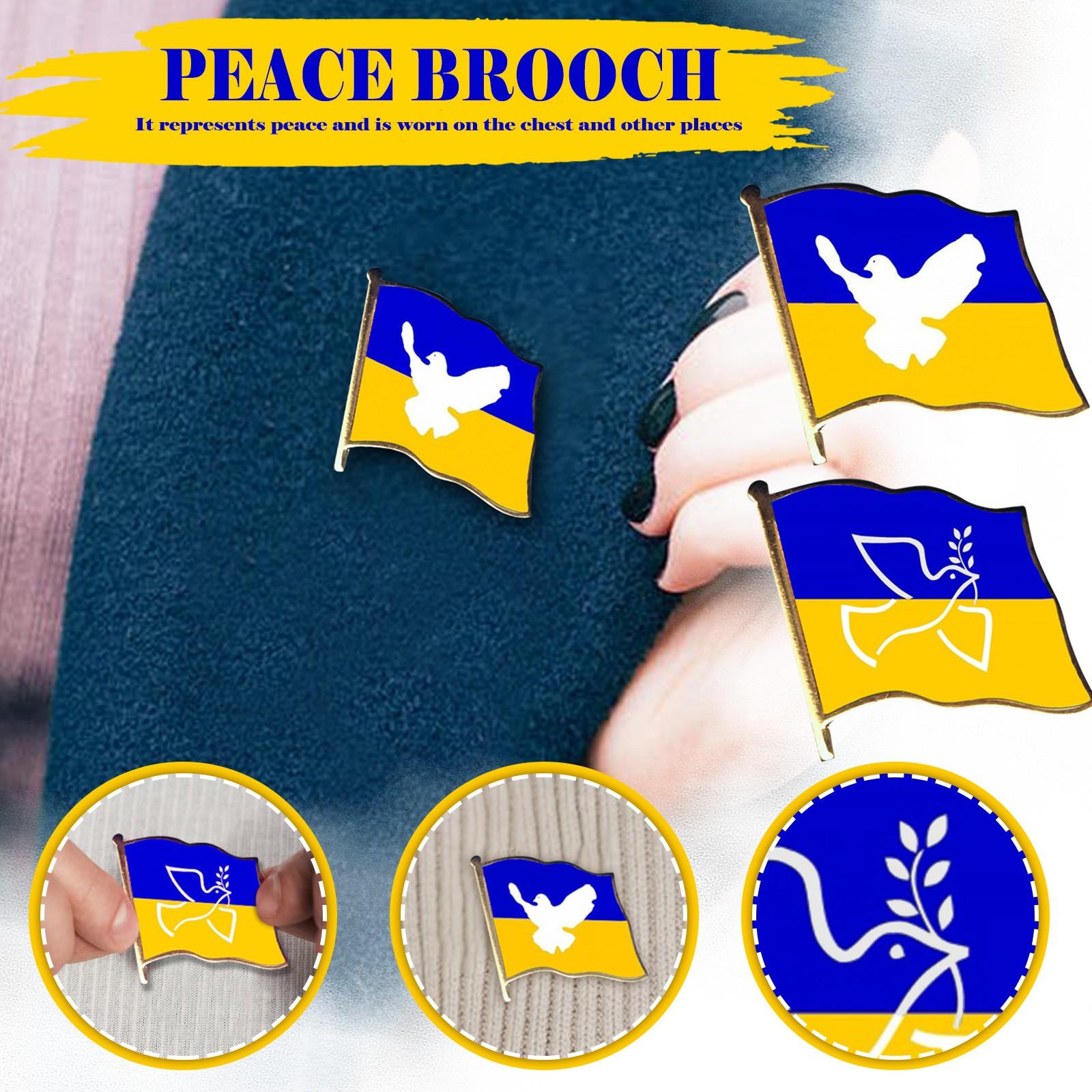 

Флаг Украины, брошь, значок, булавка для украшения одежды, аксессуары для одежды