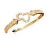 Minimalist Gourd Zircon Bracelet With 18k Gold Plating For Fashion Jewelry Enthusiasts
