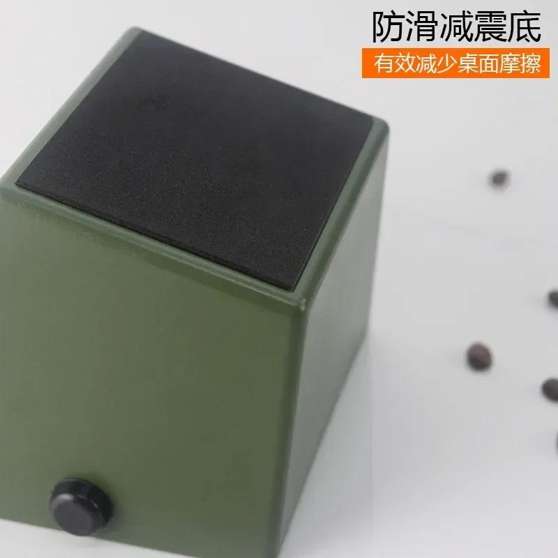 Dump Bin Bucket Anti Slip Espresso Coffee Grounds Container Coffee Knock Box Powder Beveled Coffee Grind Bin Waste Bar