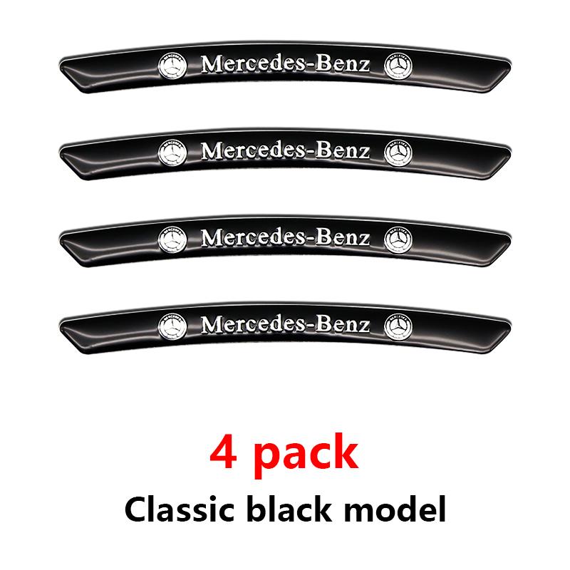 Aluminum Metal Car Wheel Hub Rim Sticker Emblem Badge For Mercedes Benz E C G M R S Class W204 W212 GLC AMG 4MATIC Accessories pp1