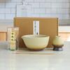 4PCS Stirring Bamboo Ceramic Japanese Matcha Tea Set Reusable Safe Matcha Stirring Brush Food Grade Matcha Whisk