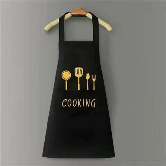 Korean Style Waterproof & Oil-Proof PVC Kitchen Apron