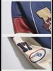 Jaqueta de Beisebol Masculina Estilo Coreano com Contraste de Cores Primavera/Outono 2024 - Look Americano Moderno que Combina com Tudo