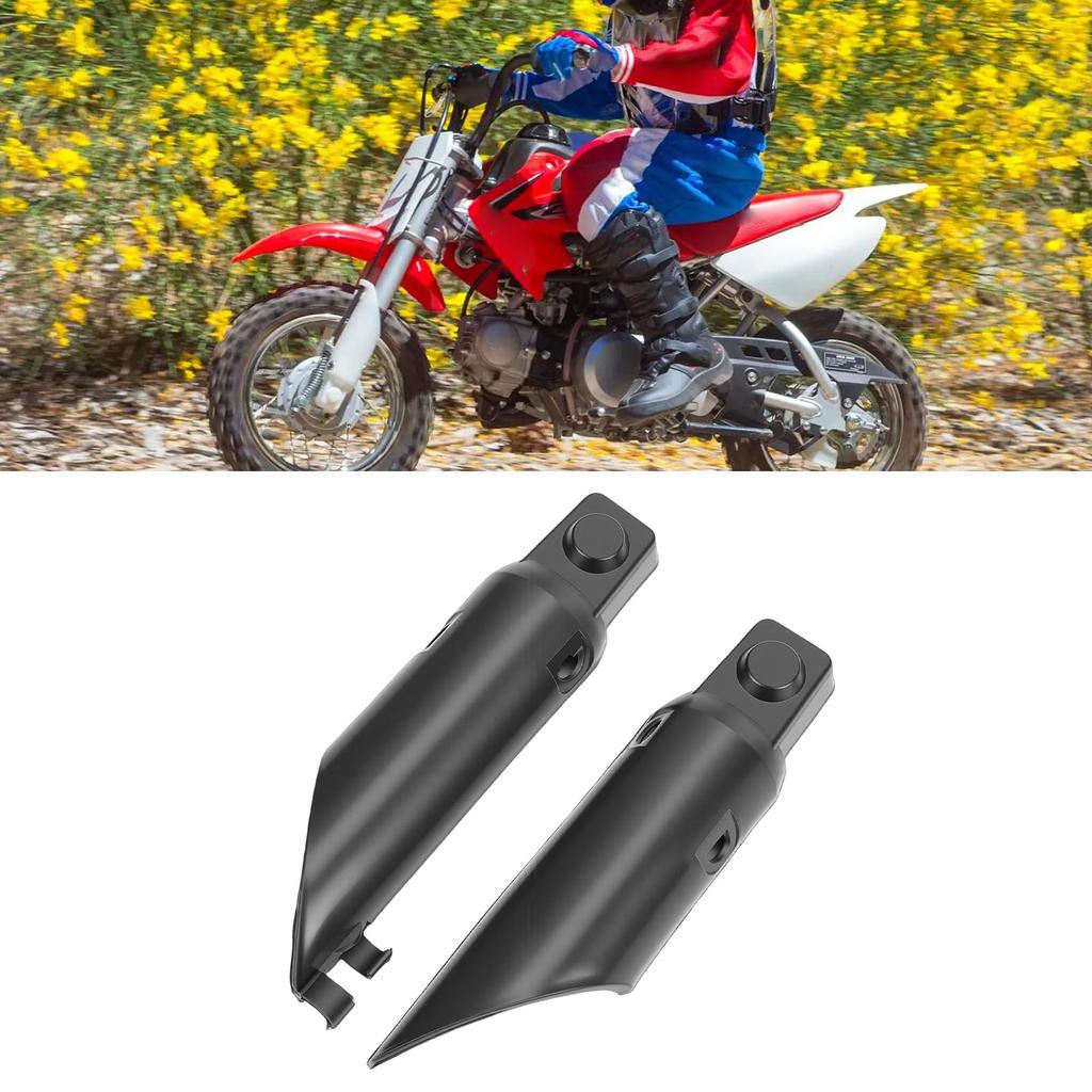 Gabel Schutz Abdeckung Schwarz ABS Stoßdämpfend Ersatz für CRF50 XR50 Pit Dirt Bike