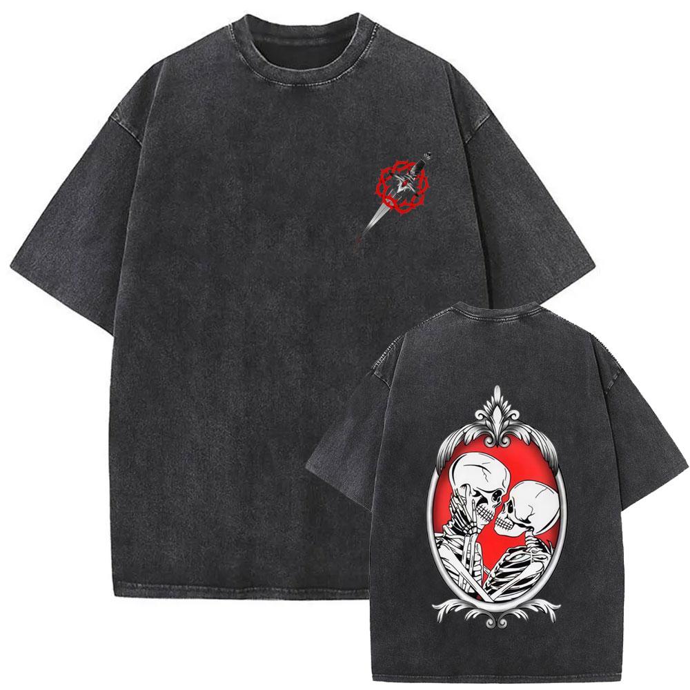 

Washed Vintage Bad Omens Tshirt Fans Gift Do You Feel Love Tour Men Women Clothing Retro Rock Gothic Metal Style Tshirts S
