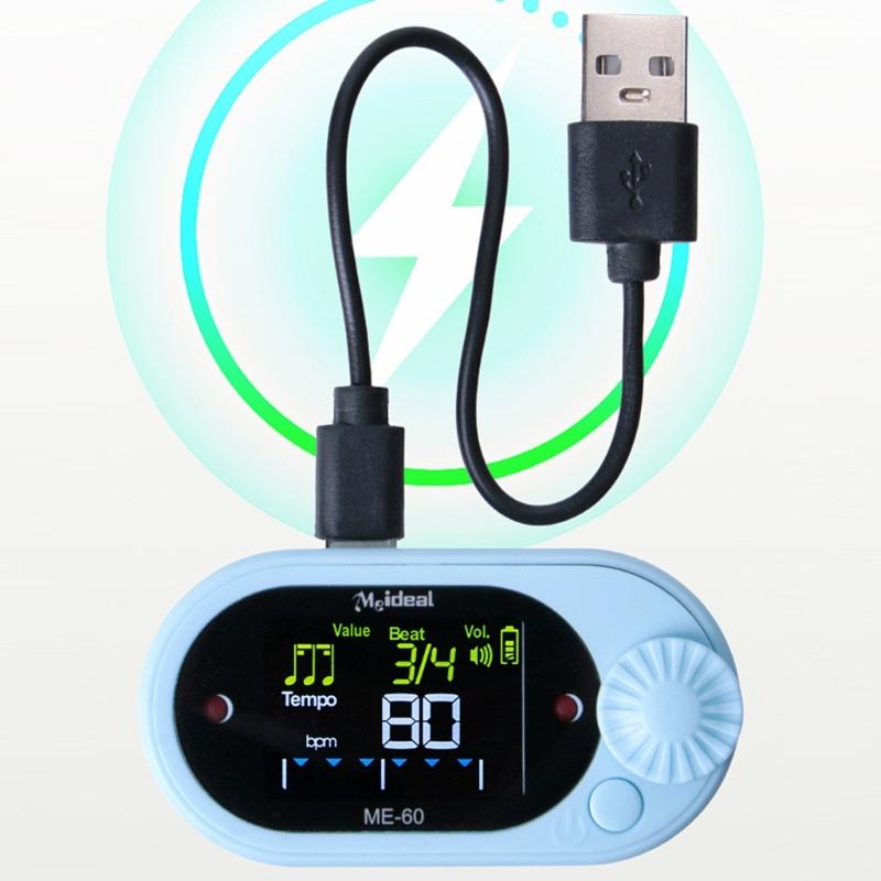 Multifuntional Metronome Comfortable Metronome  Quiet Metronome with Back Clip for Runners and Musicians