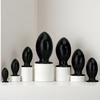 Black PVC Dildo Simulated Penis Anal Plug Fisting Sex Toy Strap On Cock Big Dick Masturbator Realistic Cock