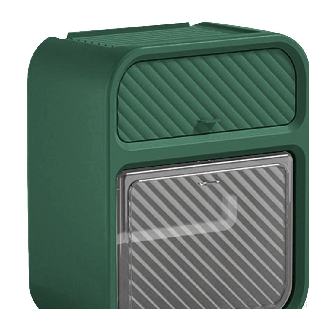 2 Tier Wall Hanging Storage, Tissue Storage Box, Punch free Bathroom Organizer, Toilet Paper Holder,