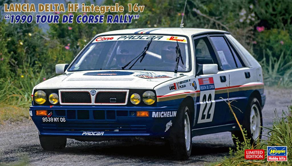 Hasegawa Lancia Delta HF Integrale 16v 1990 Tour De Cors Rally Plastic Model 20573 1/24