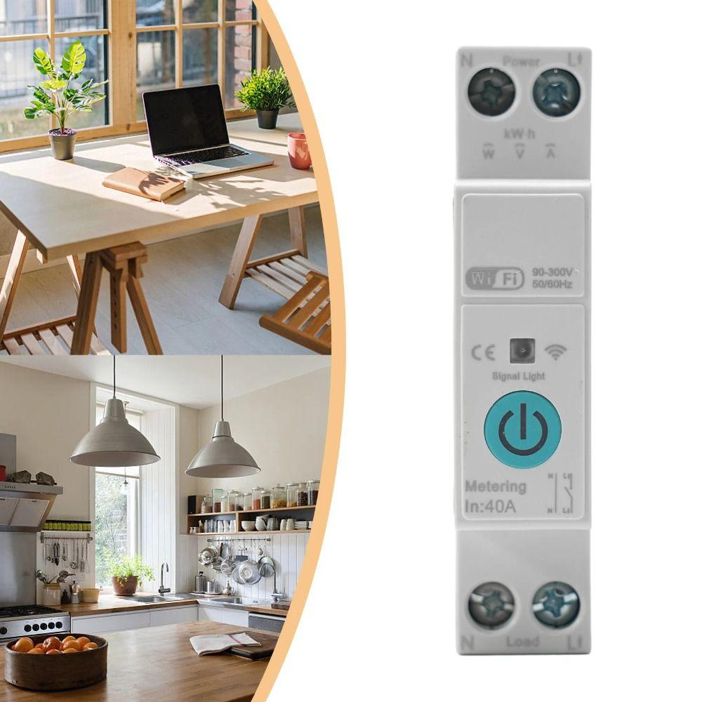 1P 6A Smart Timer Switch Multifunctional Smart Home Switch DIN Rail Switch  Remote Home Control