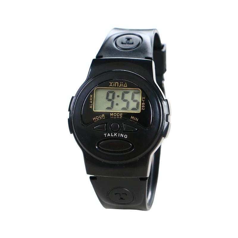 Digital Voice Alert Watch With Clear Display Daily Use Shock Proof Watches Gift