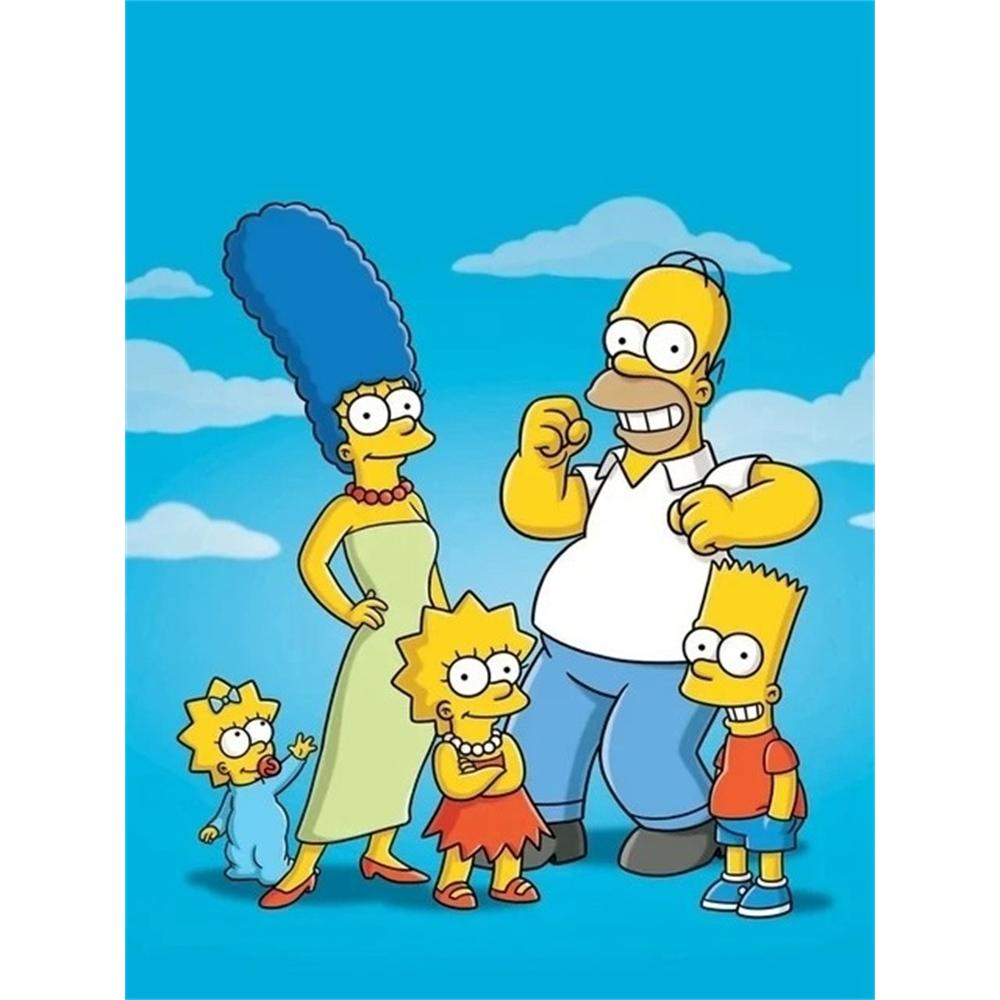 

Disney Diamond Painting Family Family Portrait Cross Stitch Hanging Print Puzzle Mosaic Embroidery Home Decoration 5D DIY Art Brand New Round 20x30cm