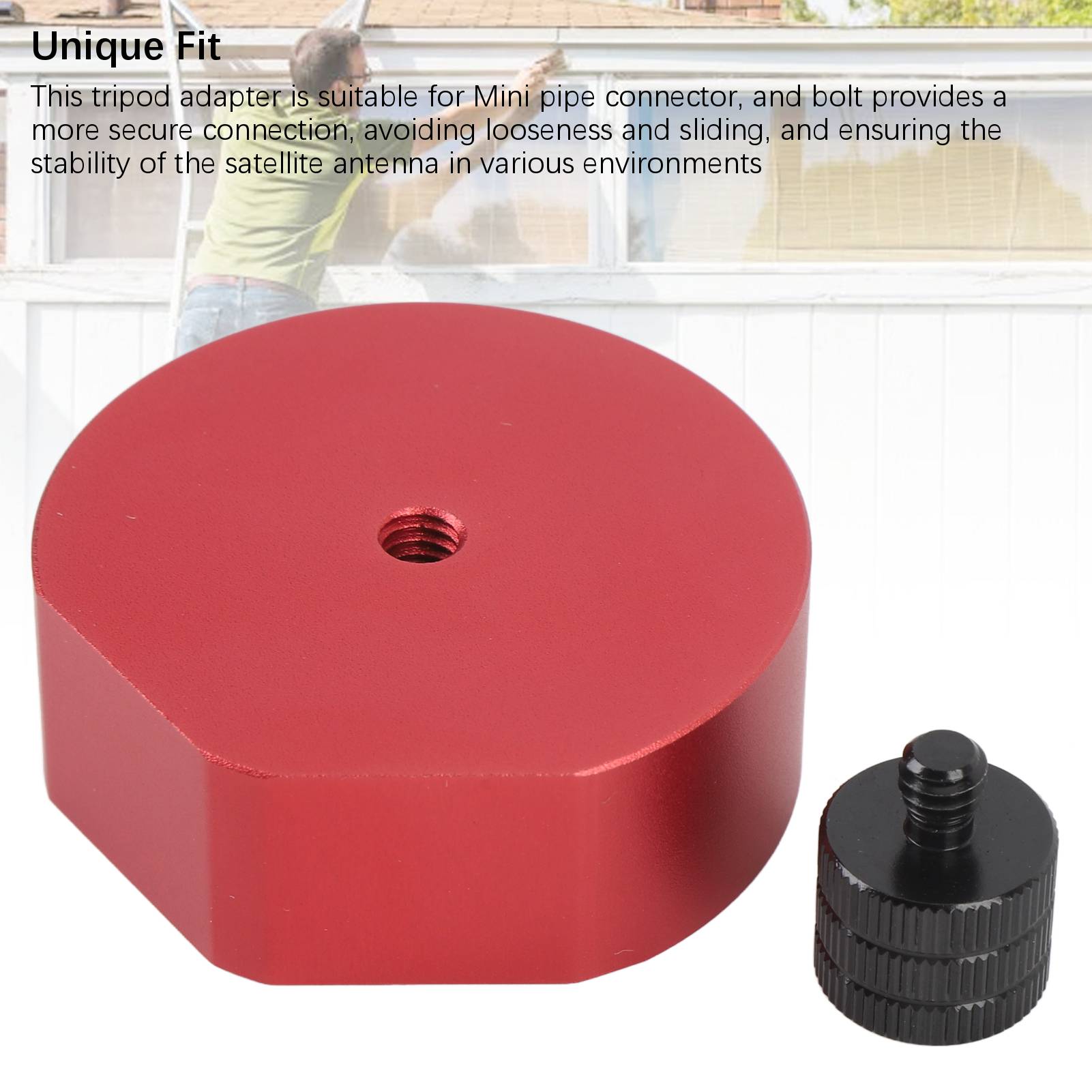 

Tripod Adapter 1 4in 20 3 8in 16 Thread Aluminum Alloy Mount Adapter for Mini Pipe Connector Support Fixing Clamp