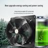 Square Outer Rotor Axial Flow Exhaust Fan - 220V/380V, Powerful Silent Low Noise Industrial Ventilator.