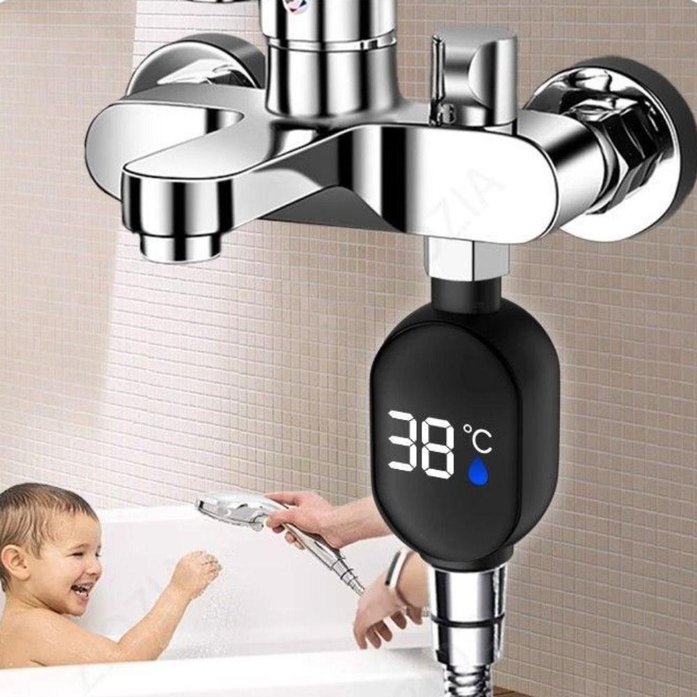 Waterproof LED Display Thermometer Precise Measurement Bath Water Thermometer  Bathroom Safety