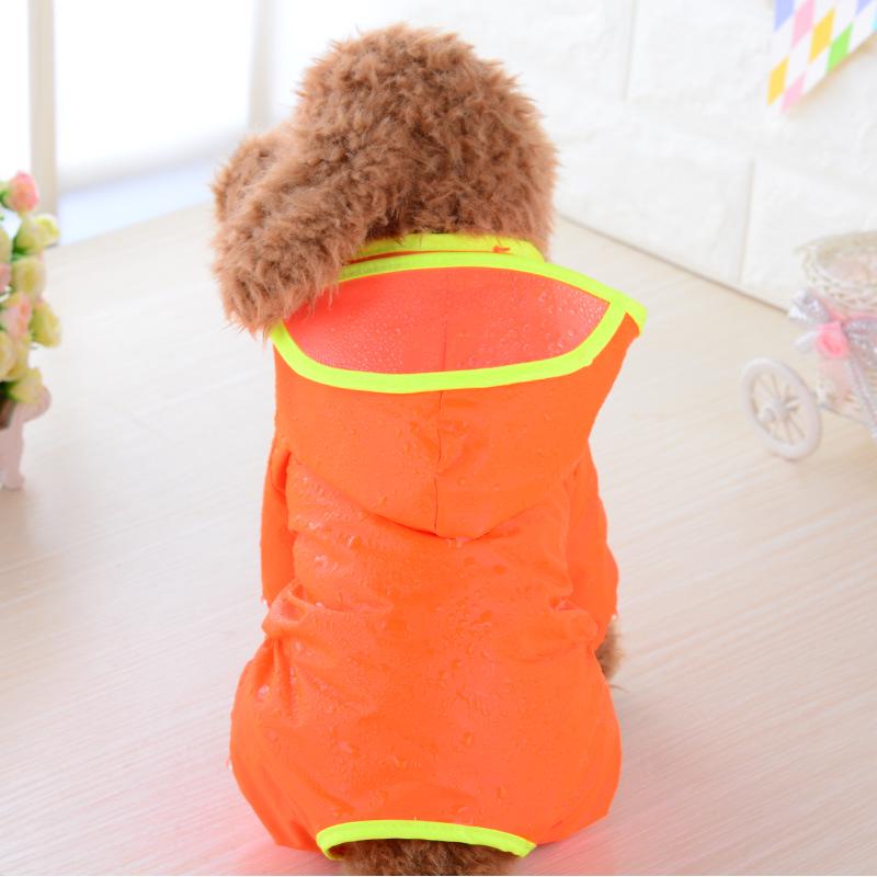 Pet Raincoat Dog Raincoat Puppy Hooded Waterproof Clothes