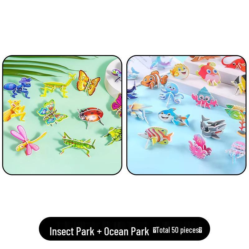 3D Insect Jigsaw Puzzle: Creative DIY Educational Toy for Kids
