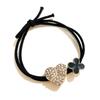 Super Glitzerndes Herz Kleeblatt Haarspange - Einfacher Stil Haargummi Stirnband für Damen