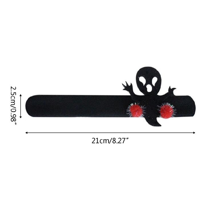 Classic Halloween Design Bracelet Halloween Party Favor Wristband Decor Supplies