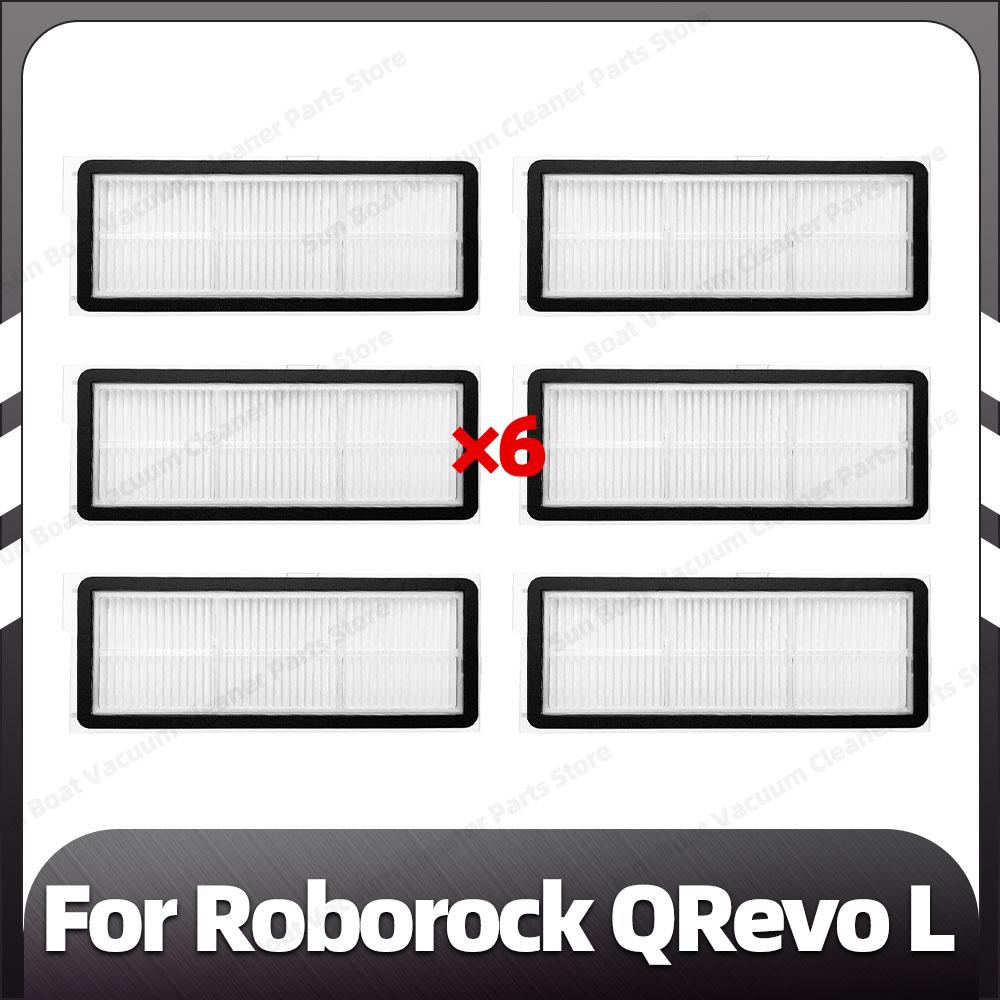 Kompatibel für Roborock Qrevo L / QV 35A / QV 35S / QR 598 / QR 798 Haupt- Seitenbürste HEPA-Filter Mopp-Pad Staubbeutel Ersatzteil