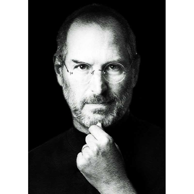 

Framed Apple Founder Poster: Decorative Kraft Paper Wall Art with Free Shipping Yellow Kraft Paper (No Glue) 30X42 cm