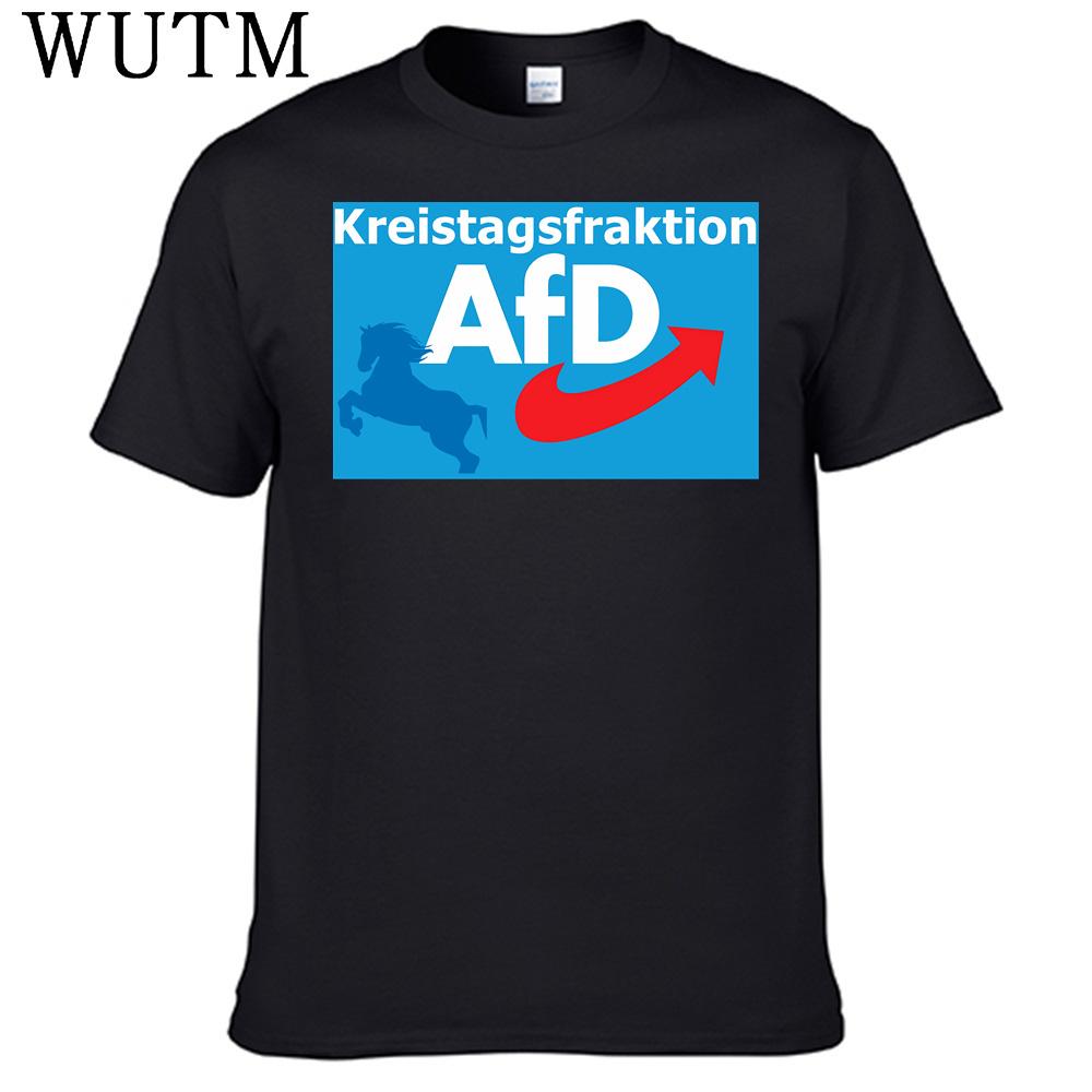Afd Deutschland T Shirt 100 Cotton Men Shirt