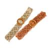 Retro Wax Rope Woven Women'S Skirt Coat Belt Hand-Woven Ethnic Style Super Wide Waist Seal Decorative Belt