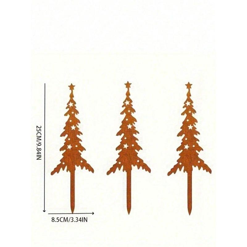 

Vintage Garden Stakes Outdoor Decor Rustic Metal Lawn Spikes Weather Resistant Gift TY6675-02-xiu різнокольоровий