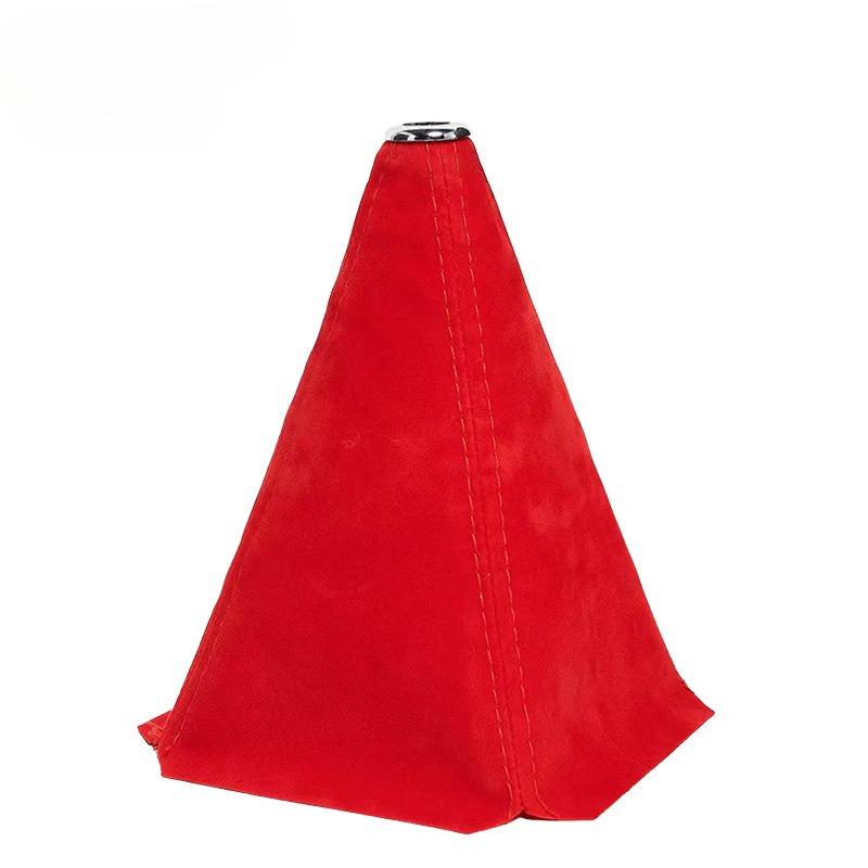 Universeller Autoschaltmanschetten, 16mm PU-Leder & Wildleder Beflockung Abdeckung für Manuelle oder Automatikgetriebe, Mehrere Farben