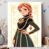 Disney Pearl Painting Frozen 2 Anna Handmade DIY Pearl Gemstone Painting Pictures Crafts Special Shape Home Wall Decoration