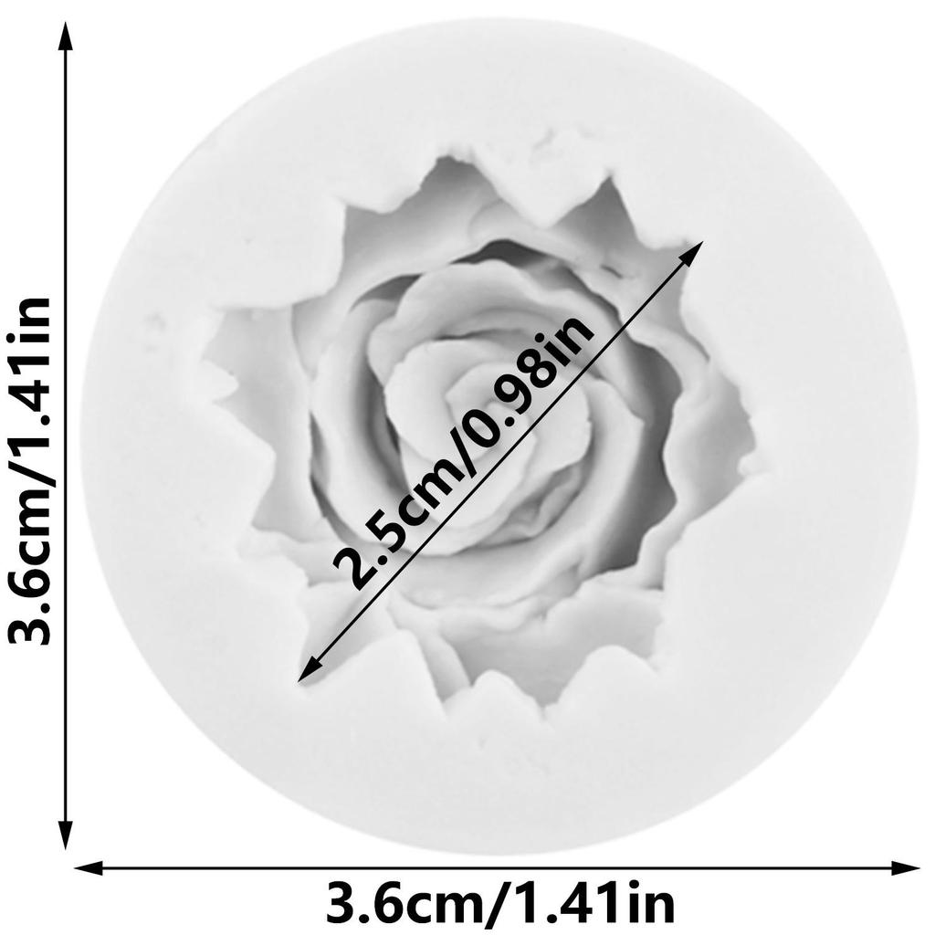 Flower Silicone Molds Sunflower Rose Chrysanthemum Flower Fondant Mold Cake Decorating Tools Cupcake Topper Candy Resin Clay Chocolate Gumpaste Mold