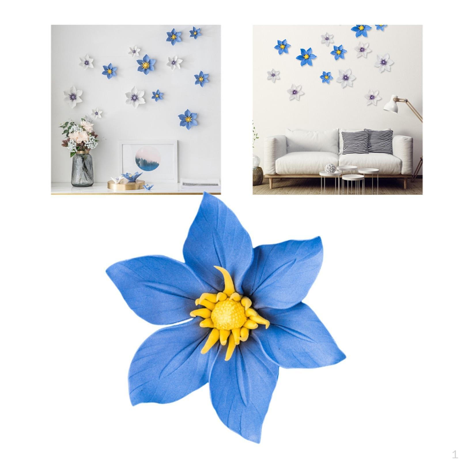 

3D керамический цветок искусственный декор ручной работы креативный, фарфоровый цветок, настенное украшение для офиса