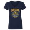 Indiana 2025 East Champions Basketball Playoff Ladies039 V-Neck Tshirt
