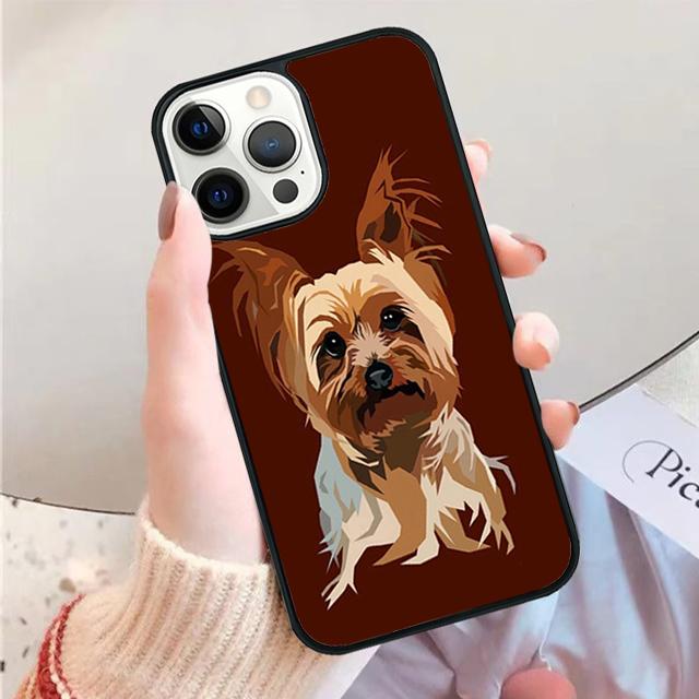 Yorkshire terrier dog Phone Case Cover For iPhone 17 Air 13 15 Pro Max 16 14 Plus 12 11 Apple max coque