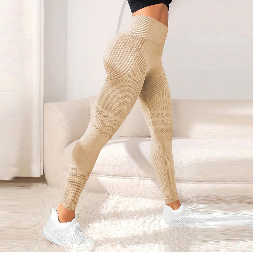 Women's Casual Seamless Hip Lifting Fitness Pants With Tight Fit And High Waist, Seach Hip Yoga Pants