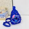 Childrens Cartoon Stitch Print Design Oxford Fabric Shoulder Bag With Breathable Nylon For Kindergarten Kids