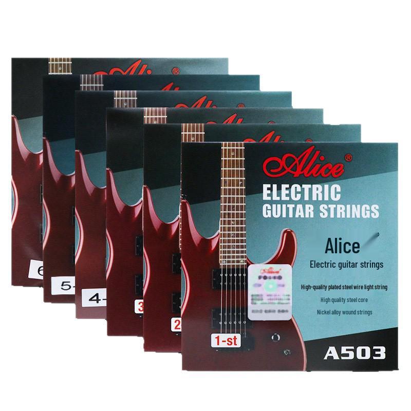 Alice A503/A506 Electric Guitar Strings, Single 1st-6th Strings