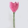 Fiori Artigianali con Scovolini Finiti Fiore di Loto Rosso Grande Artificiale Regalo per Donne Amante Anniversario Festa della Mamma Laurea Decorazione per la Casa