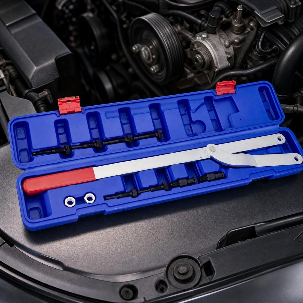Interchangeable Pin Pulley Wrench Specialty for Workshop, Garage, Auto Mechanics