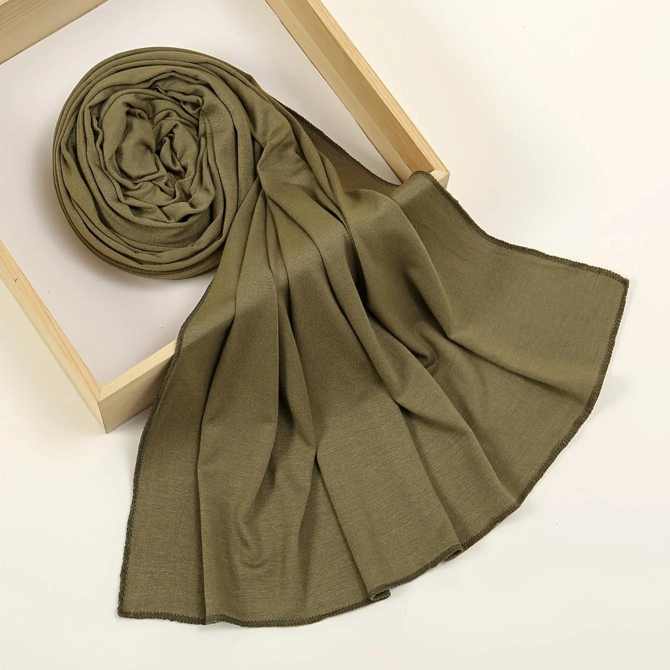 

Рамадан однотонный мусульманский хиджаб тонкий дышащий мягкий уютный шарф элегантный стиль ветрозащитный солнцезащитный платок платок