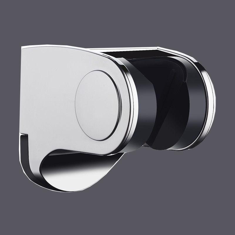 Universal No-Drill Shower Bracket: Handheld Spray Hose Rack with Fixed Exposed Mount