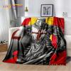 Cavalier Knight Templar Crusaders Game Weiche Plüschdecke, Flanelldecke, Überwurfdecke für Wohnzimmer, Schlafzimmer, Bett, Sofa, Picknick