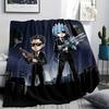 1PC Re Zero Patterned Flannel Blanket Suitable For All Seasons For Home Decor Warmth And Comfort Gifts Holiday Present