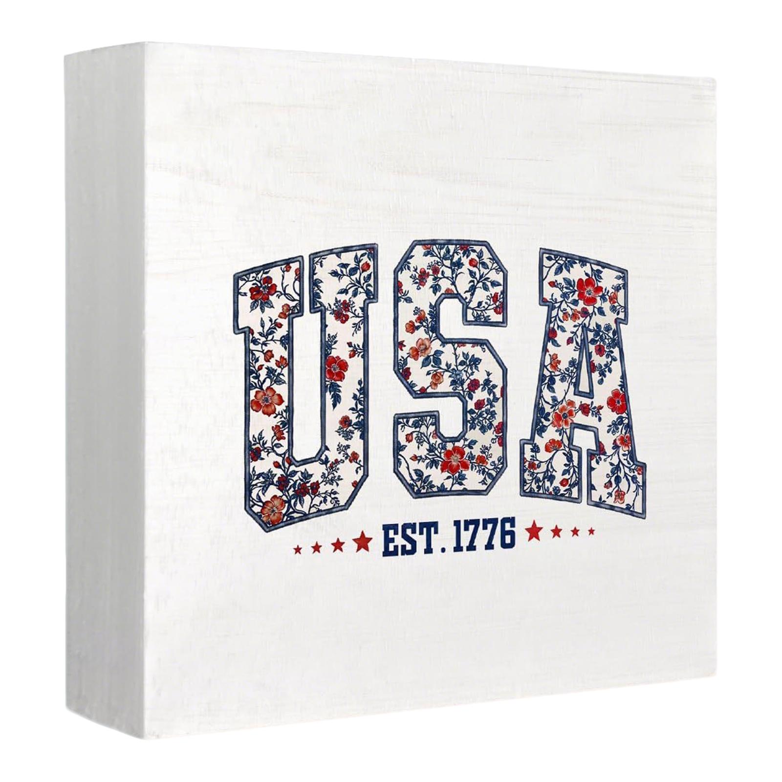

US Flag Star-Shaped PVC Decoration, Suitable For Home Bookshelf Desktop One Size