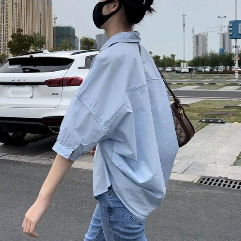 In Stock: Women's Korean Style Summer Casual Slimming Top with Hollow Back & Short Sleeves
