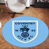 Coventry City Football Club (1) Round Office Rug Decorative Floor Rug for Office Bedroom Living Room and Home Space