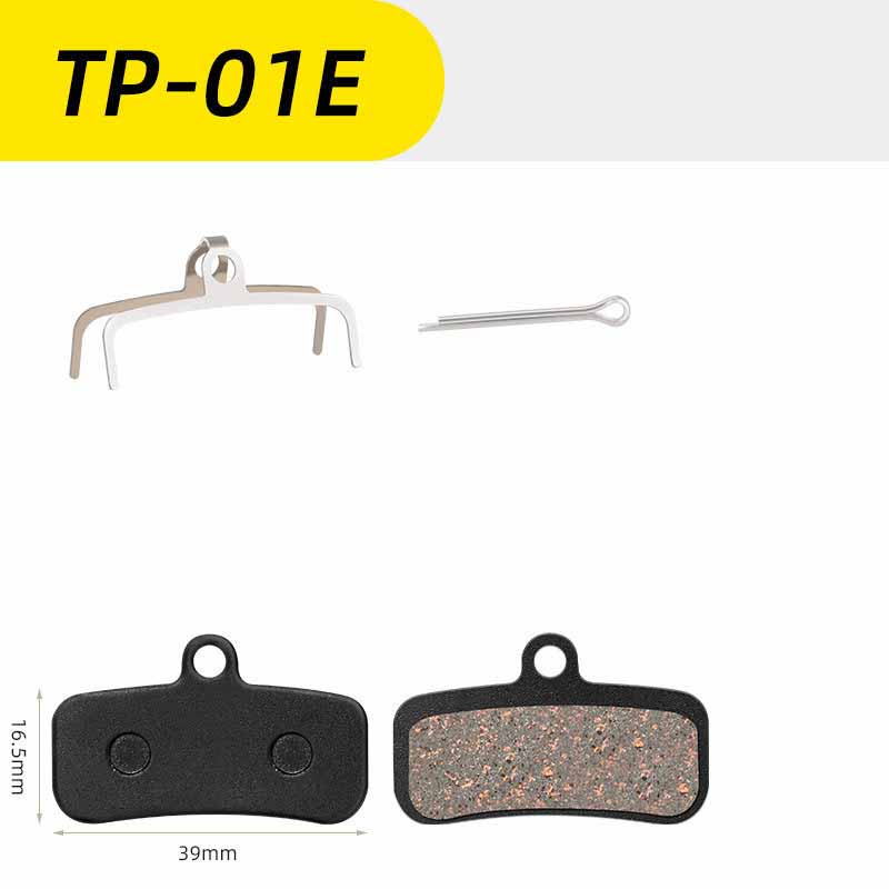 Bremsbeläge, Semi-Friction für Mountain-, Renn- und E-Bikes, verpackte Bremsbeläge für sanftes und zuverlässiges Bremsen