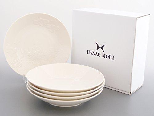 Yamaka Shoten Hanae Mori Dogwood Multi-Purpose Plates, Set of 5, MB5201-411