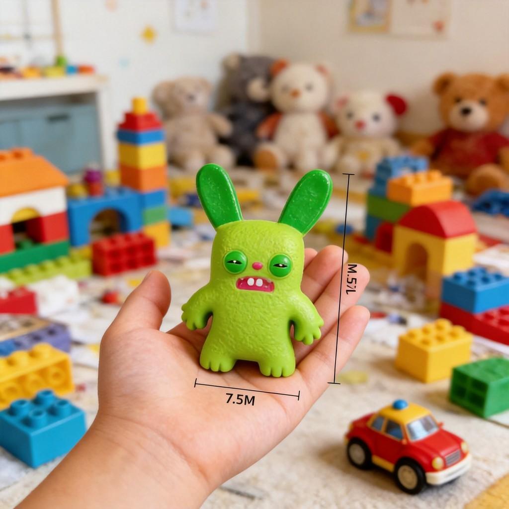 Fuggler Cute Monster Model Miniature Figurine With Plastic Material For Collectors