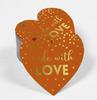 Inkdotpot Gold Foil Paper Hang Tags Made With Love Wedding Favor Tags 100